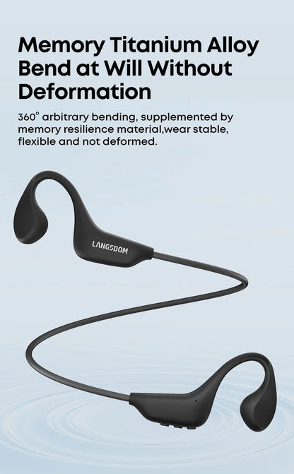 Audifonos Deportivos de Conducción Ósea IPX8 Langsdom BE20