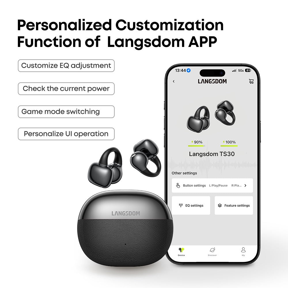 Audifonos Deportivos Inalámbricos IPX5 32h Langsdom TS30