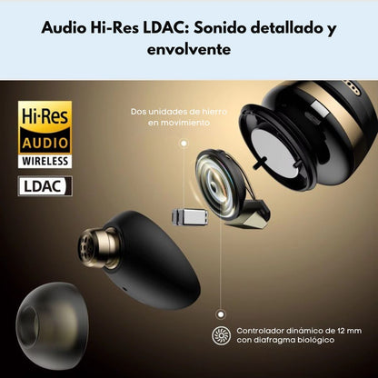 Auriculares Hi-Res Bluetooth 5.3 ANC IPX SoundPeats Opera 05