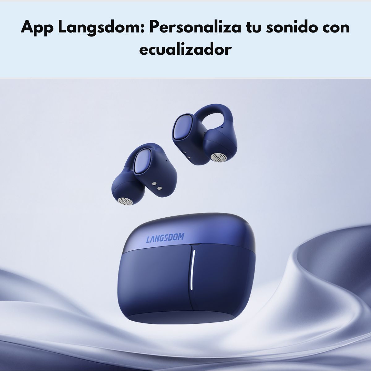 Audífonos Deportivos Open Ear APP EQ Langsdom AirSoul Mix2