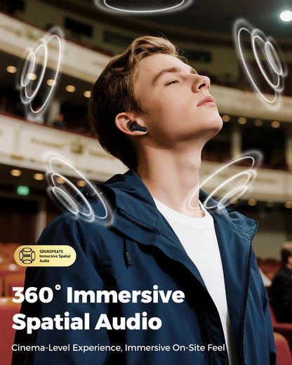 Audífonos Bluetooth 6.0 TWS ANC SoundPEATS Q3 Pro