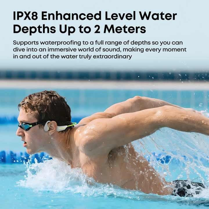 Audifonos Deportivos de Conducción Ósea IPX8 Langsdom BE20