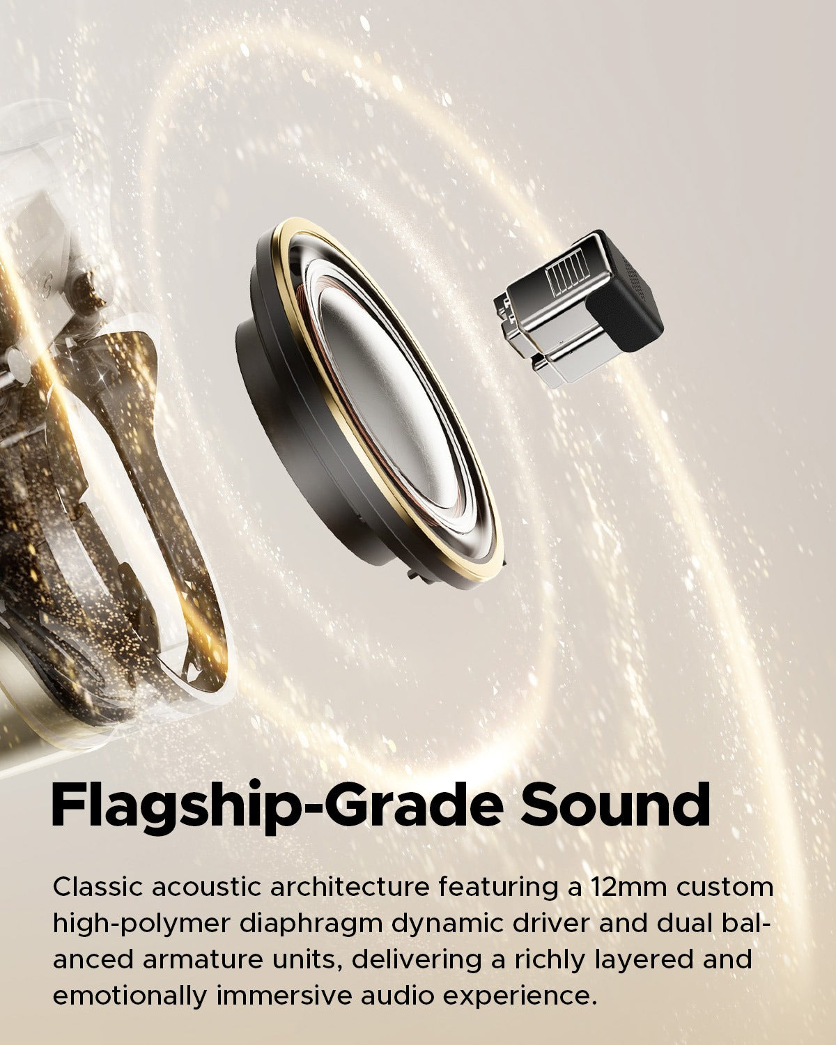 Audífonos Bluetooth Hi Res TWS ANC SoundPEATS H3