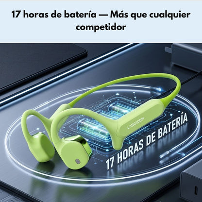 Audífonos Open Ear Deportivos IP67 APP Langsdom AirWave Max