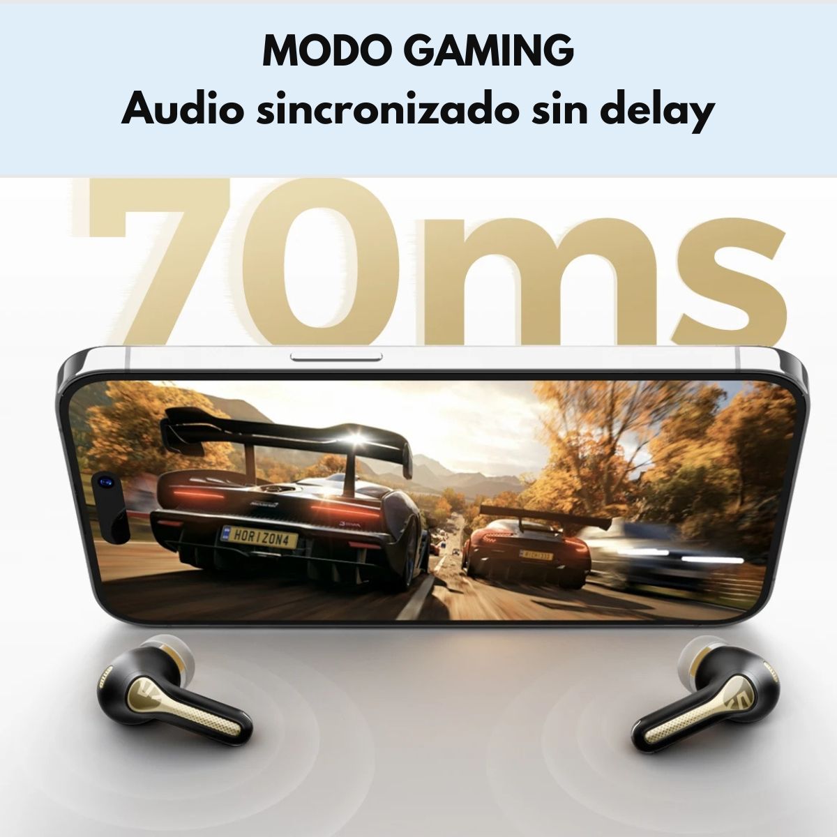 Audífonos Bluetooth ANC HiRes SoundPEATS Capsule 3 Pro Plus
