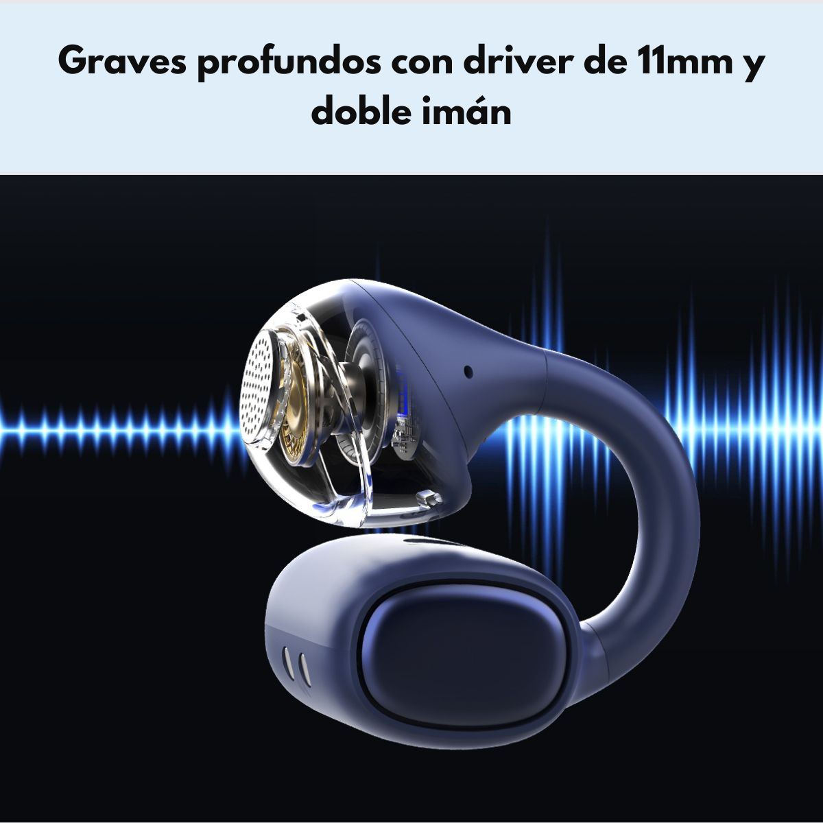 Audífonos Deportivos Open Ear APP EQ Langsdom AirSoul Mix2