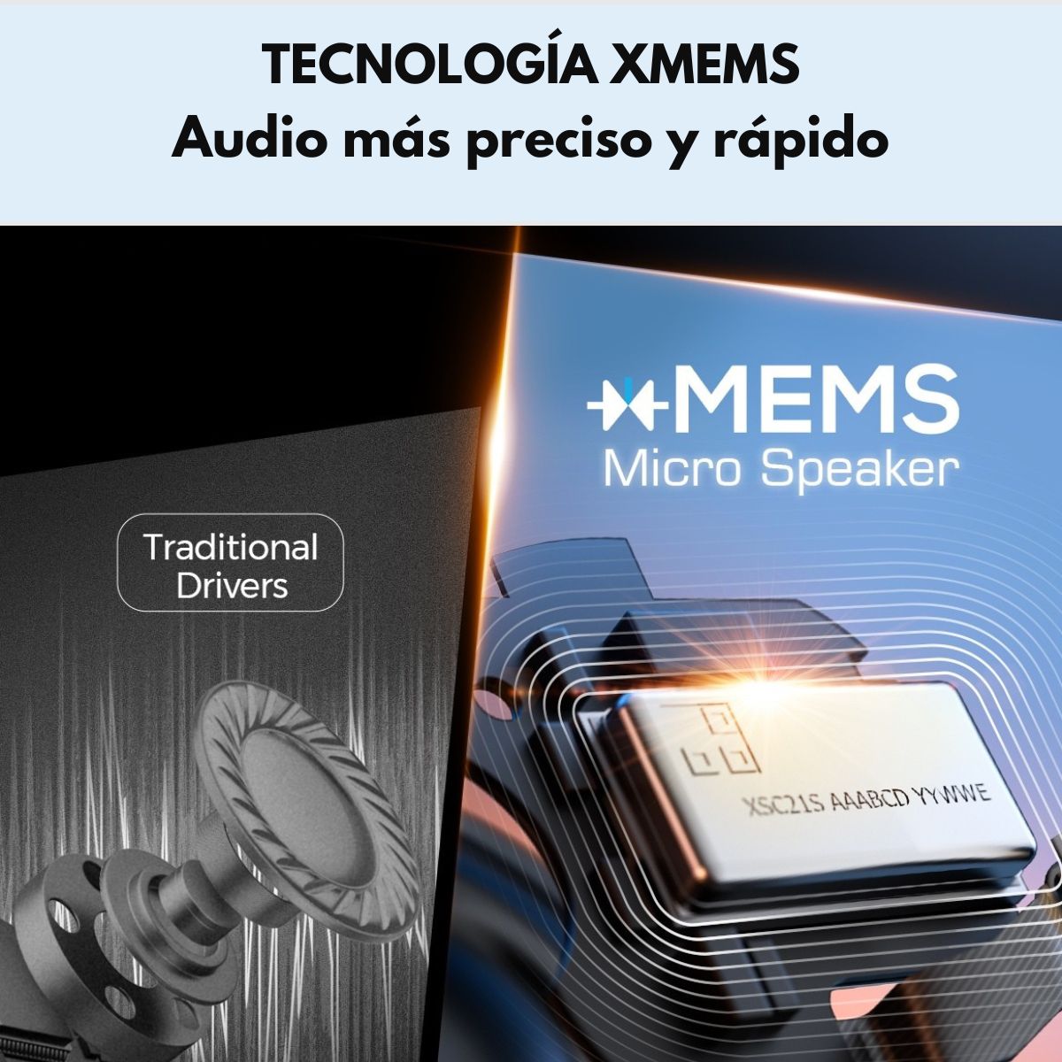Audífonos Bluetooth ANC HiRes SoundPEATS Air5 Pro Plus