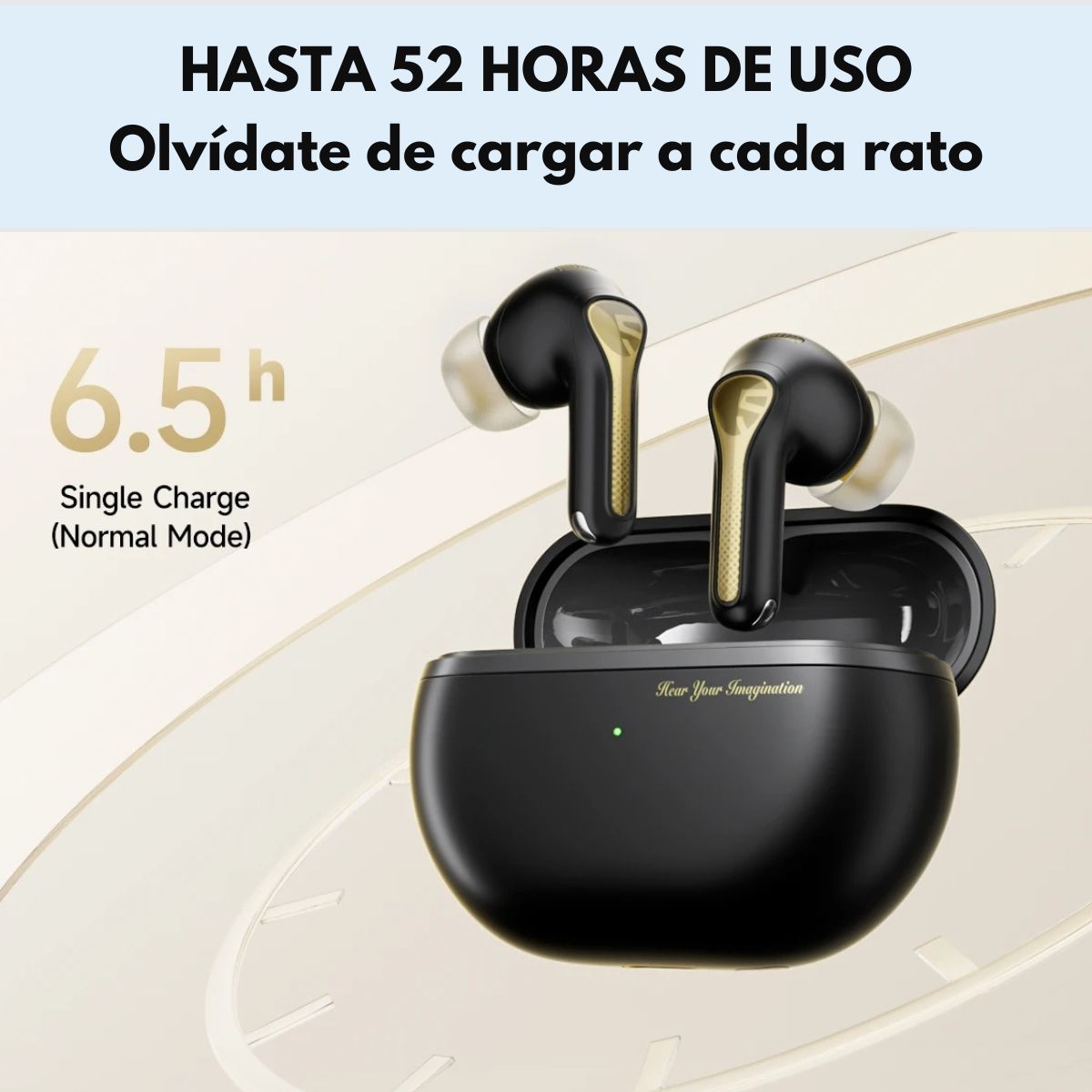 Audífonos Bluetooth ANC HiRes SoundPEATS Capsule 3 Pro Plus