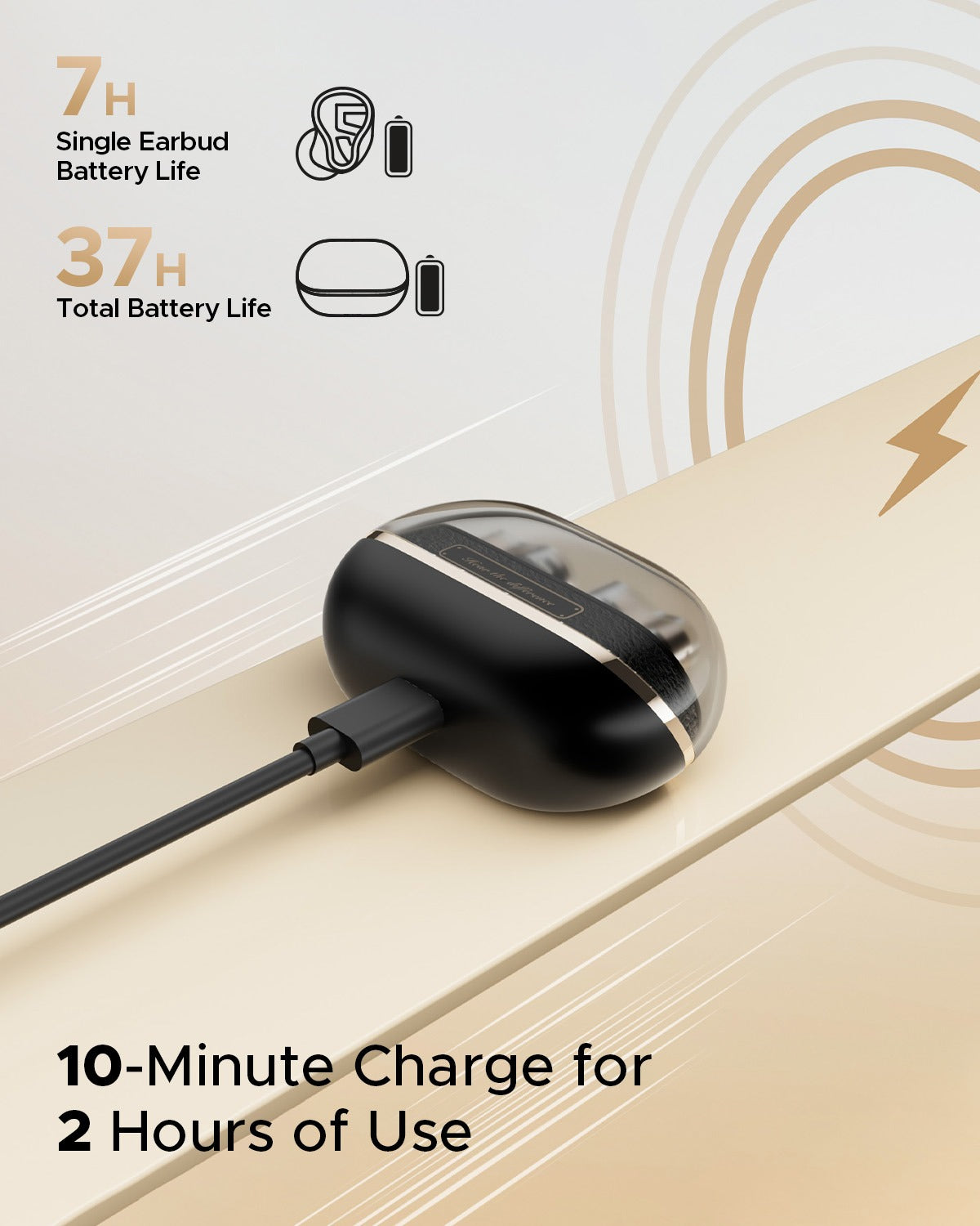 Audífonos Bluetooth Hi Res TWS ANC SoundPEATS H3