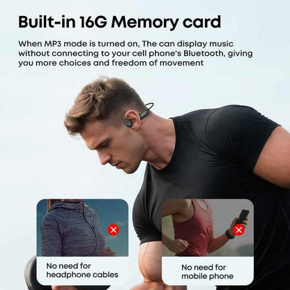 Audifonos Deportivos de Conducción Ósea IPX8 Langsdom BE20