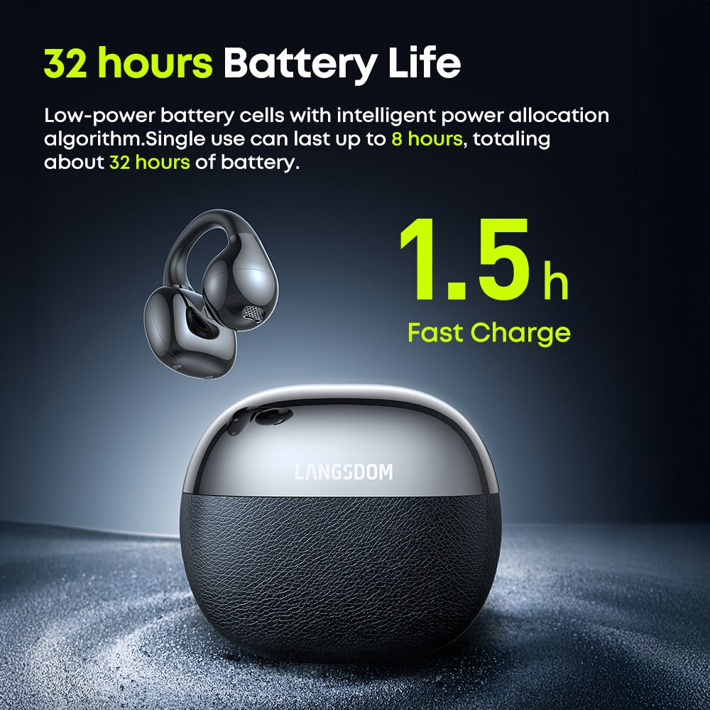 Audifonos Deportivos Inalámbricos IPX5 32h Langsdom TS30