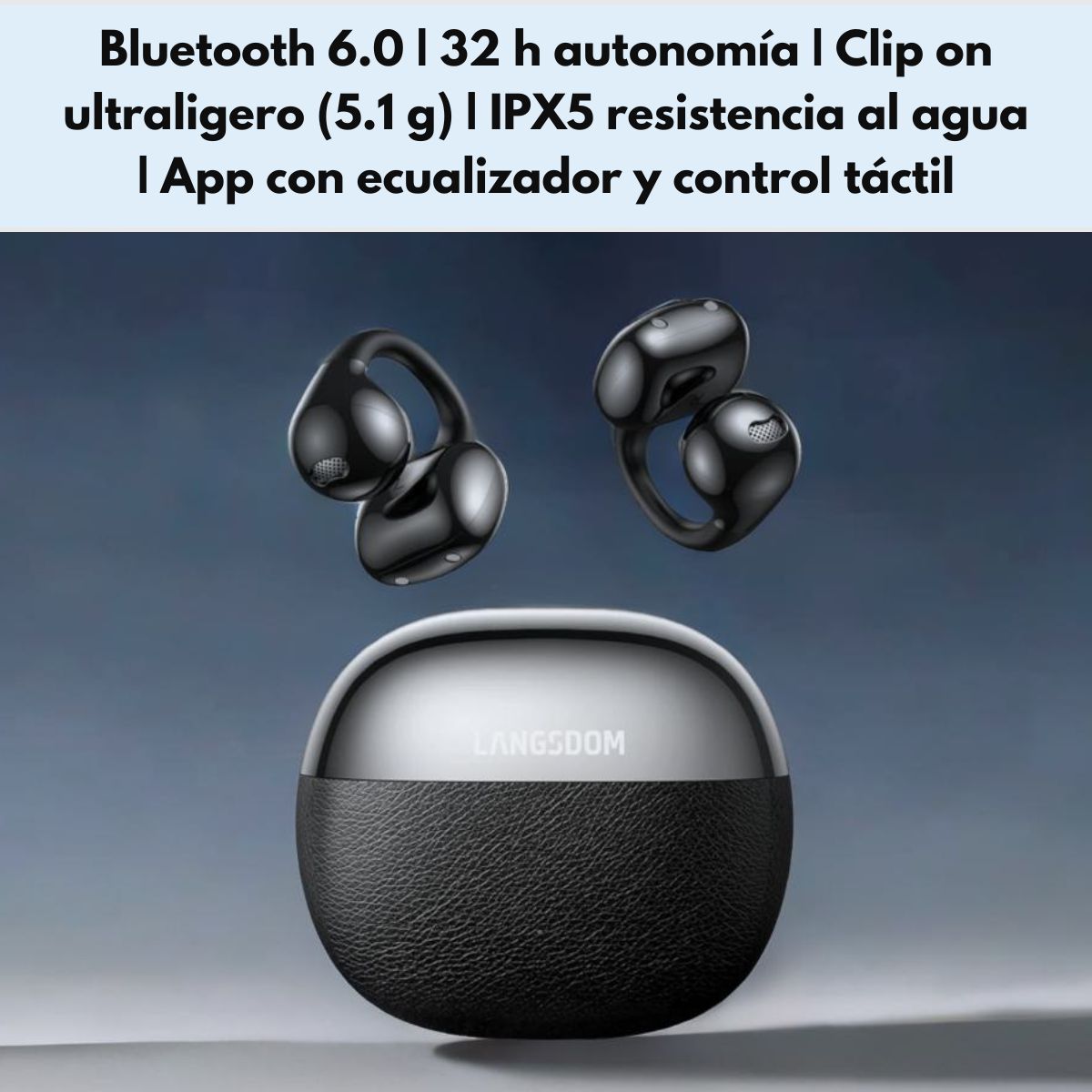 Audifonos Deportivos Inalámbricos IPX5 32h Langsdom TS30