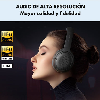 Audífonos Bluetooth 151Hrs ANC HiRes SoundPEATS Space Pro