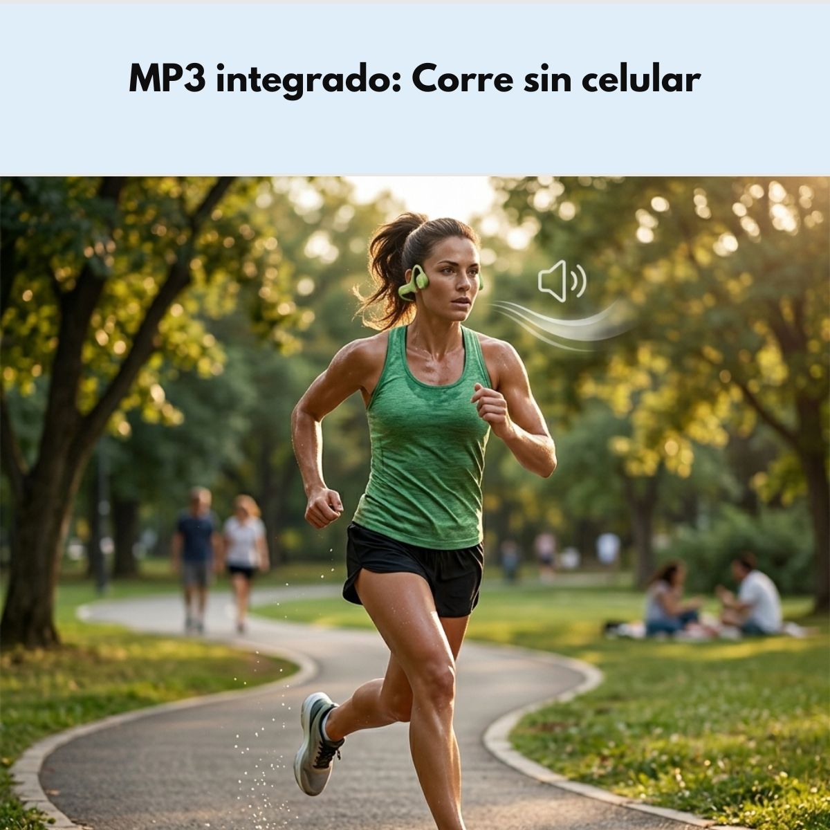 Audífonos Open Ear Deportivos IP67 APP Langsdom AirWave Max