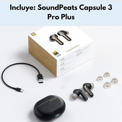 Audífonos Bluetooth ANC HiRes SoundPEATS Capsule 3 Pro Plus