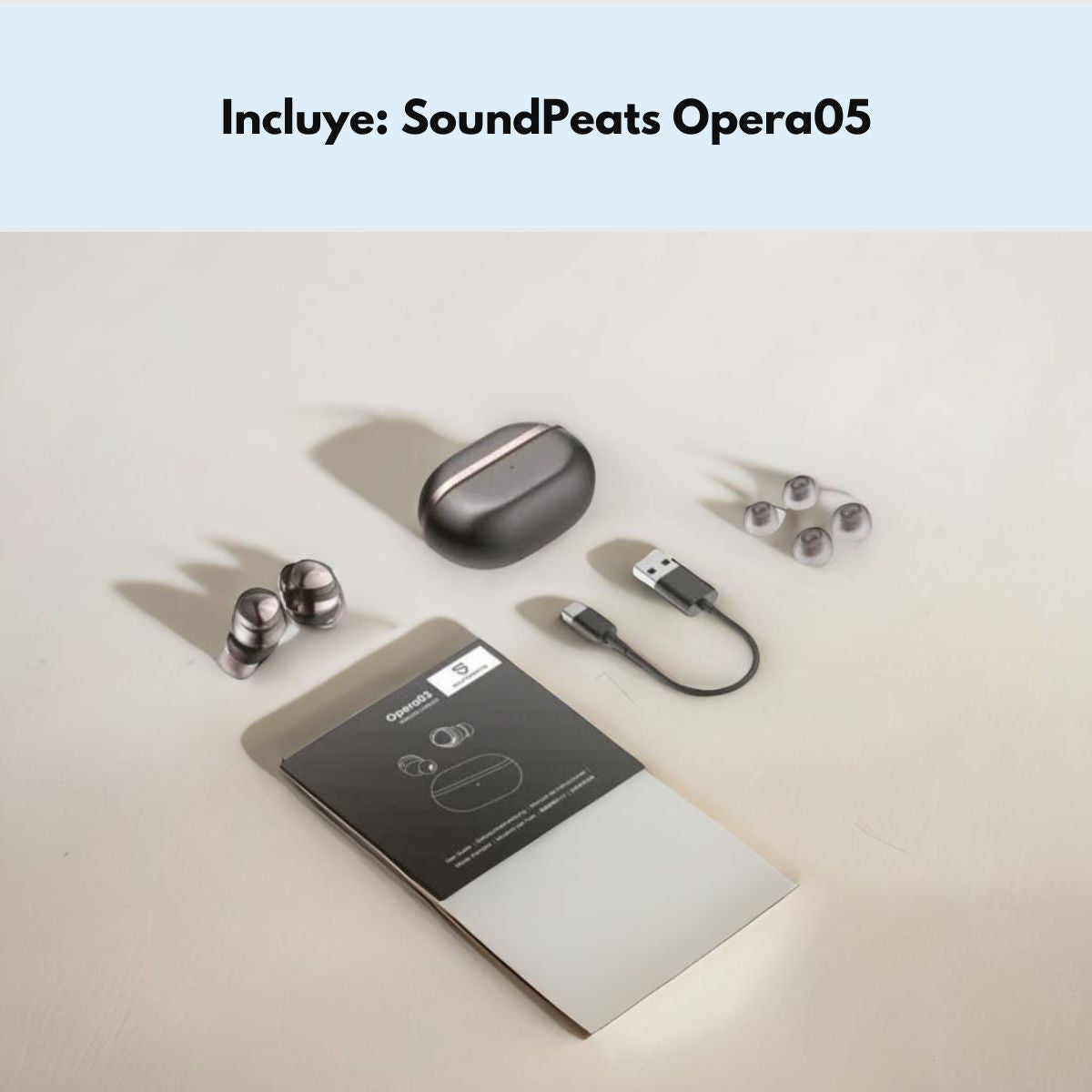 Auriculares Hi-Res Bluetooth 5.3 ANC IPX SoundPeats Opera 05