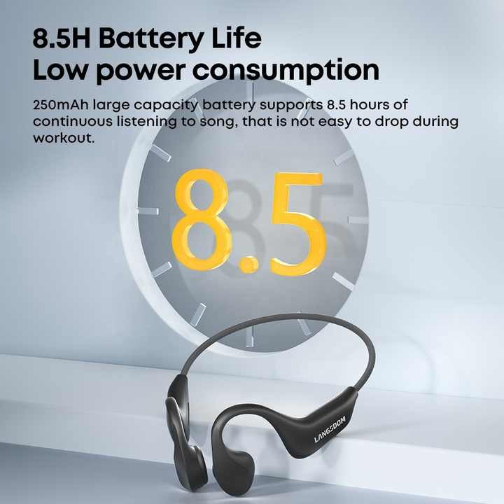 Audifonos Deportivos de Conducción Ósea IPX8 Langsdom BE20