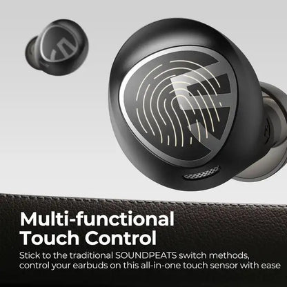 Audífonos Bluetooth SoundPEATS Free2 Classic IPX5 Tactil