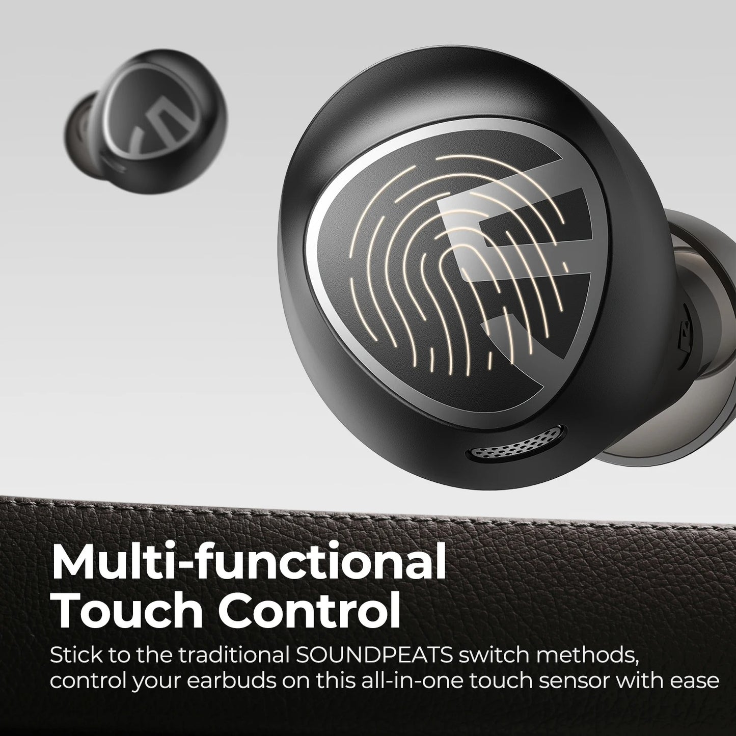 Audífonos Bluetooth SoundPEATS Free2 Classic IPX5 Tactil