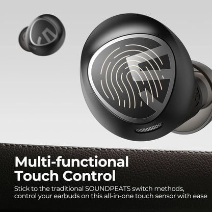 Audífonos Bluetooth SoundPEATS Free2 Classic IPX5 Tactil