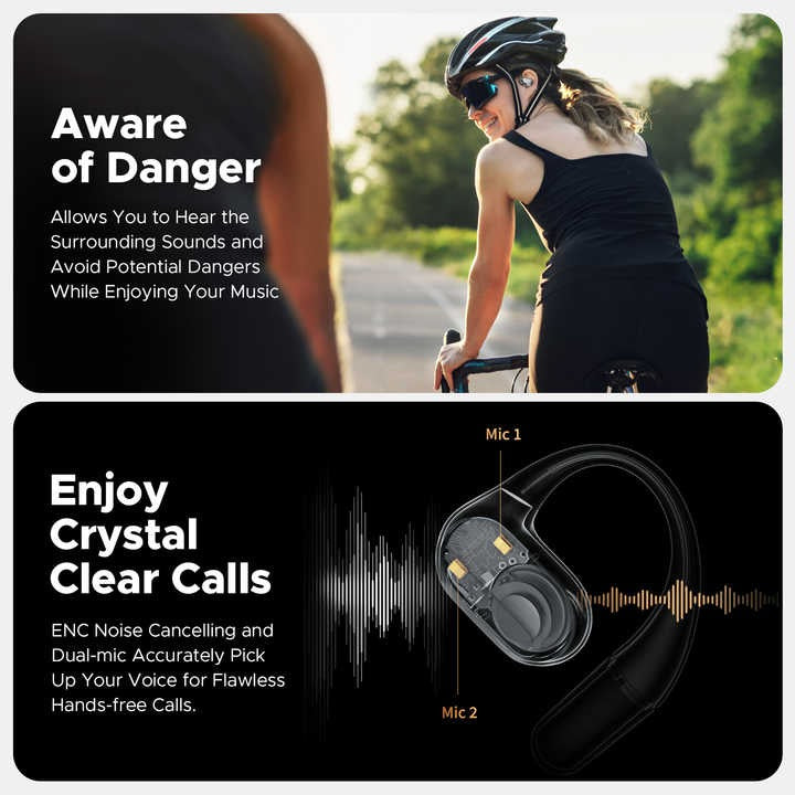 Audifonos Deportivos Bluetooth 22h IPX5 SoundPEATS HearFit