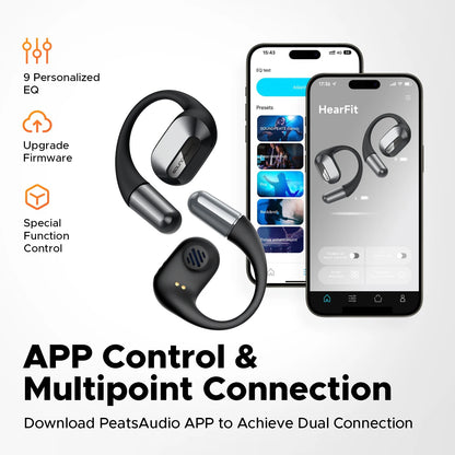 Audifonos Deportivos Bluetooth 22h IPX5 SoundPEATS HearFit