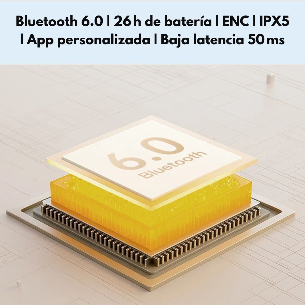 Audifonos Deportivos Inalámbricos IPX5 26h Langsdom TS28