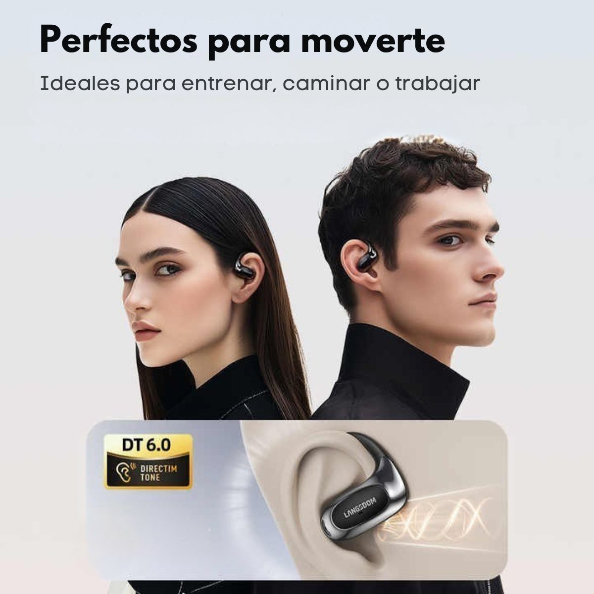 Auriculares Deportivos Inalámbricos IPX 5 ENC Langsdom TE10