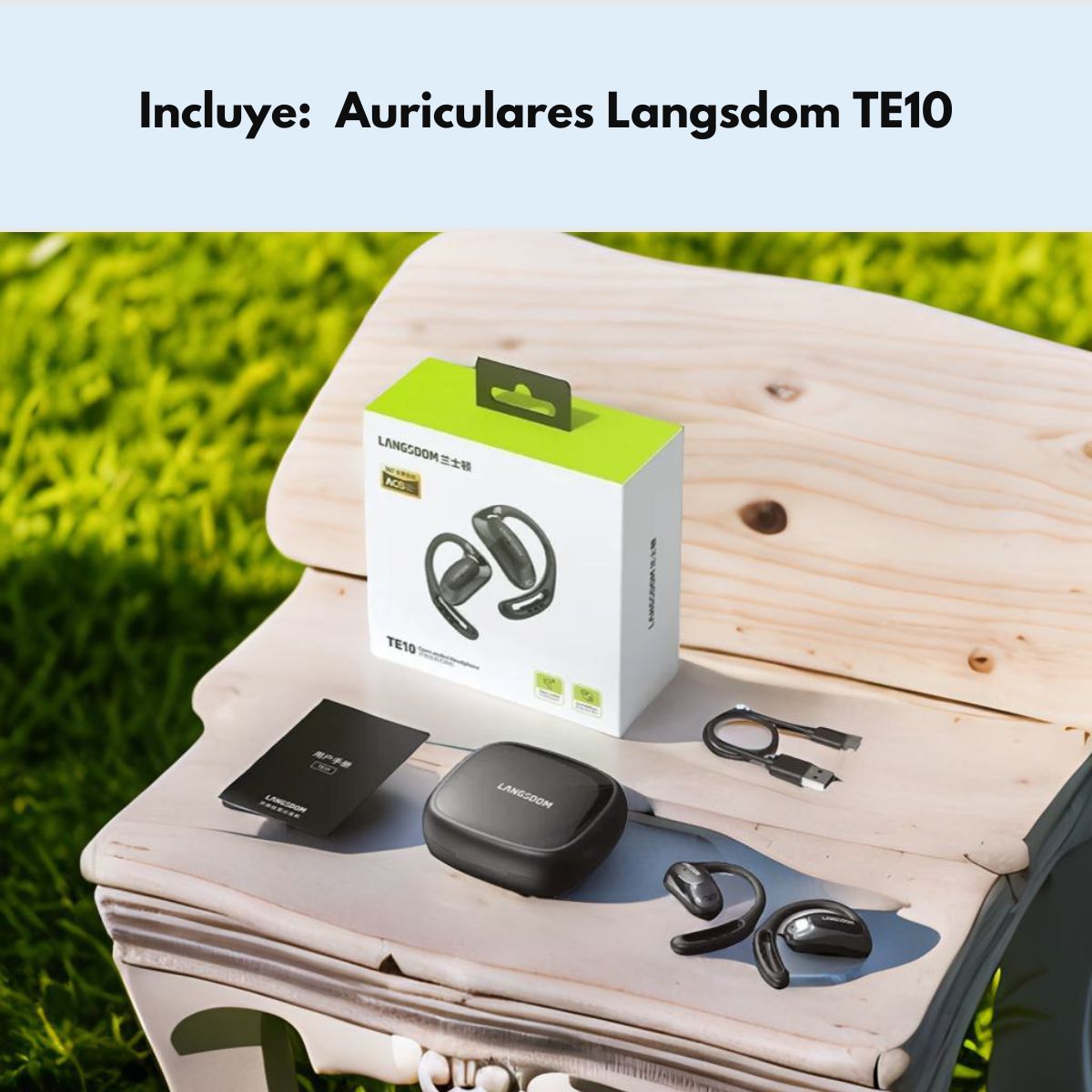 Auriculares Deportivos Inalámbricos IPX 5 ENC Langsdom TE10