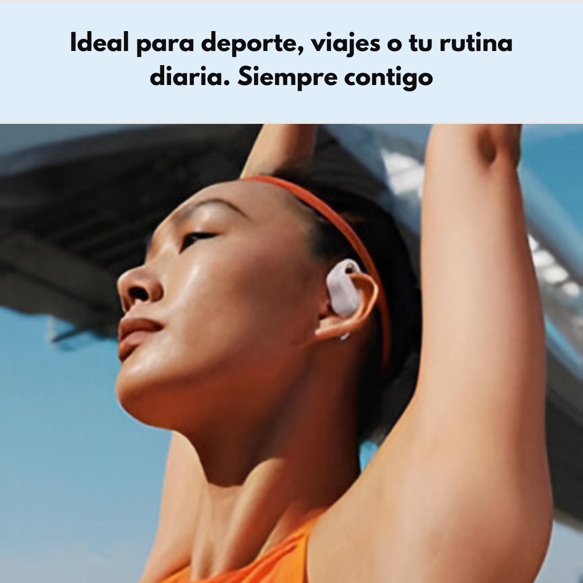 Audífonos Langsdom TS17 Bluetooth Deportivos Gancho y ENC