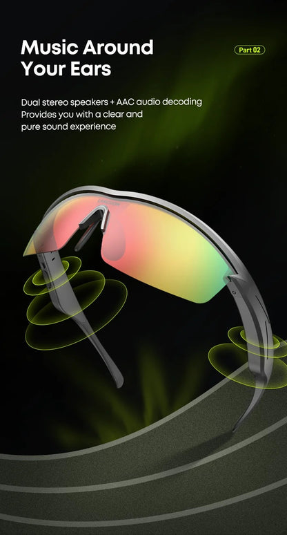 Gafas Inteligentes Langsdom AirNova BH01 – Bluetooth 5.3, Audio Integrado, IPX5, 10h de Autonomía