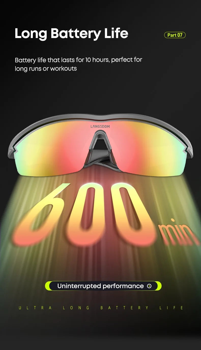 Gafas Inteligentes Langsdom AirNova BH01 – Bluetooth 5.3, Audio Integrado, IPX5, 10h de Autonomía