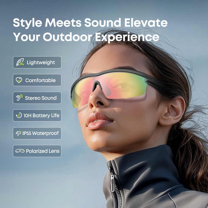 Gafas Inteligentes Langsdom AirNova BH01 – Bluetooth 5.3, Audio Integrado, IPX5, 10h de Autonomía