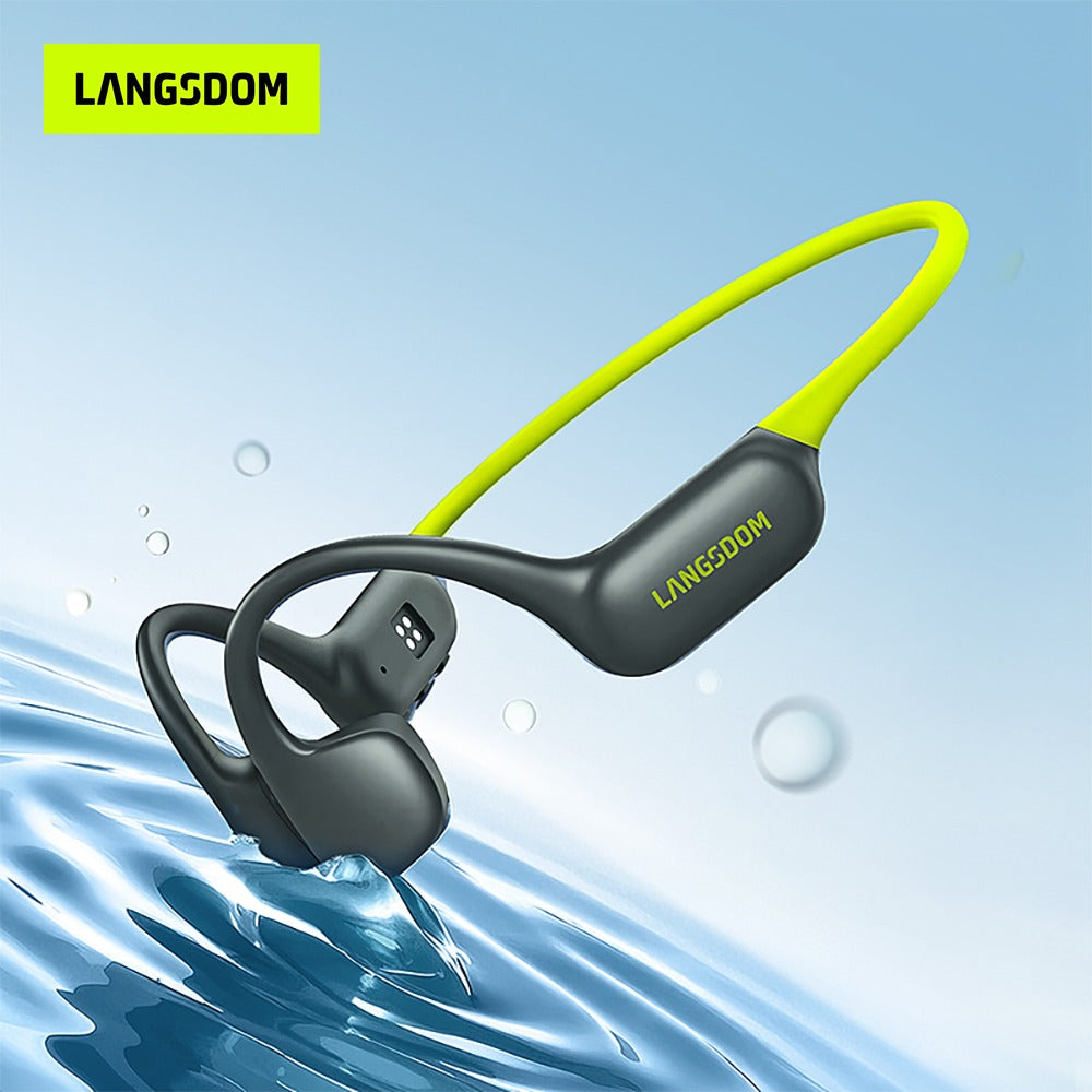 Audífonos Deportivos Impermeables IP68 Langsdom AirSwim Neo