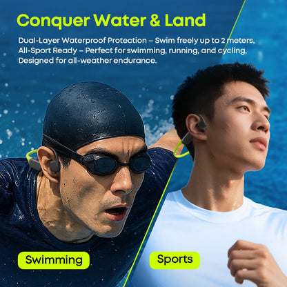 Audífonos Deportivos Impermeables IP68 Langsdom AirSwim Neo
