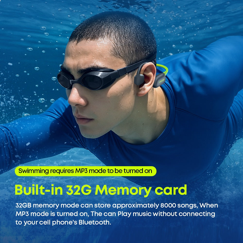 Audífonos Deportivos Impermeables IP68 Langsdom AirSwim Neo