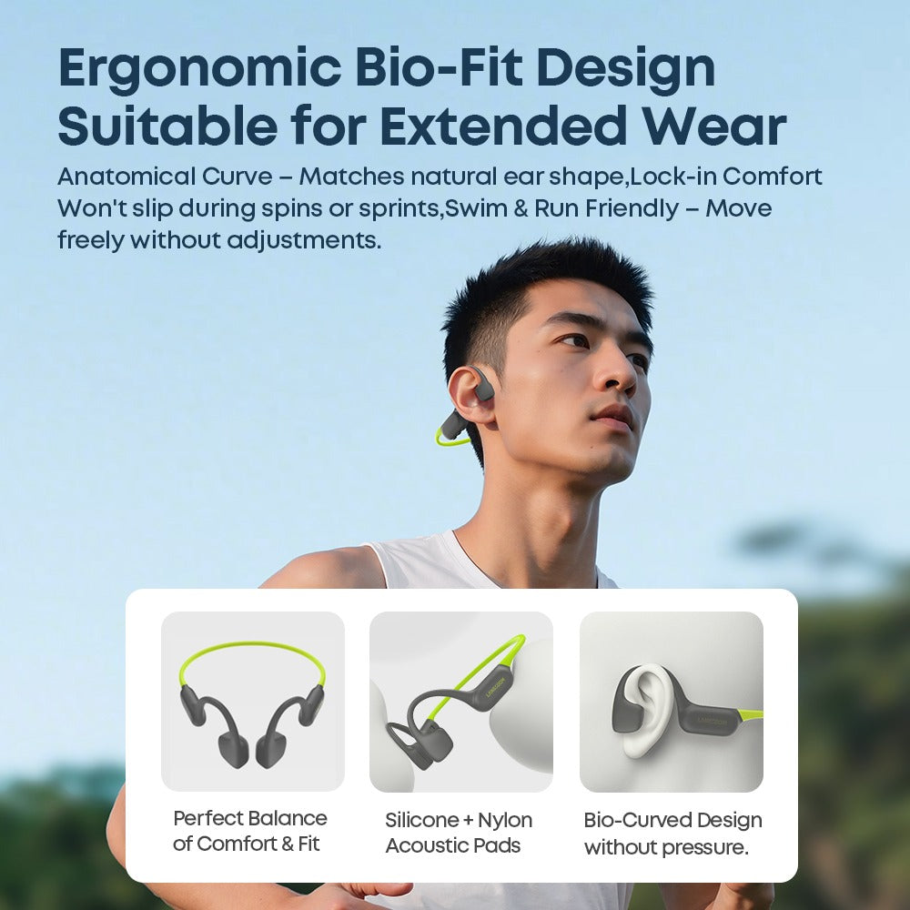 Audífonos Deportivos Impermeables IP68 Langsdom AirSwim Neo