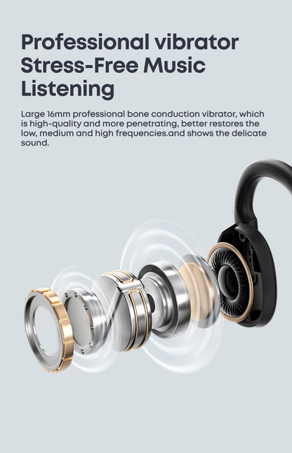 Audifonos Deportivos Conducción Ósea IPX5 8h Langsdom BE21