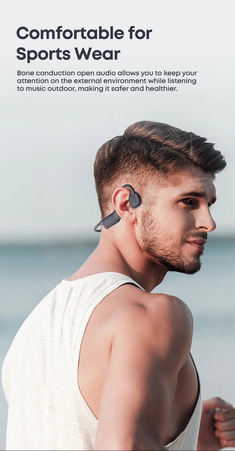 Audifonos Deportivos Conducción Ósea IPX5 8h Langsdom BE21