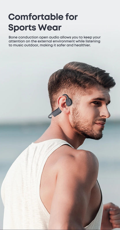 Audifonos Deportivos Conducción Ósea IPX5 8h Langsdom BE21