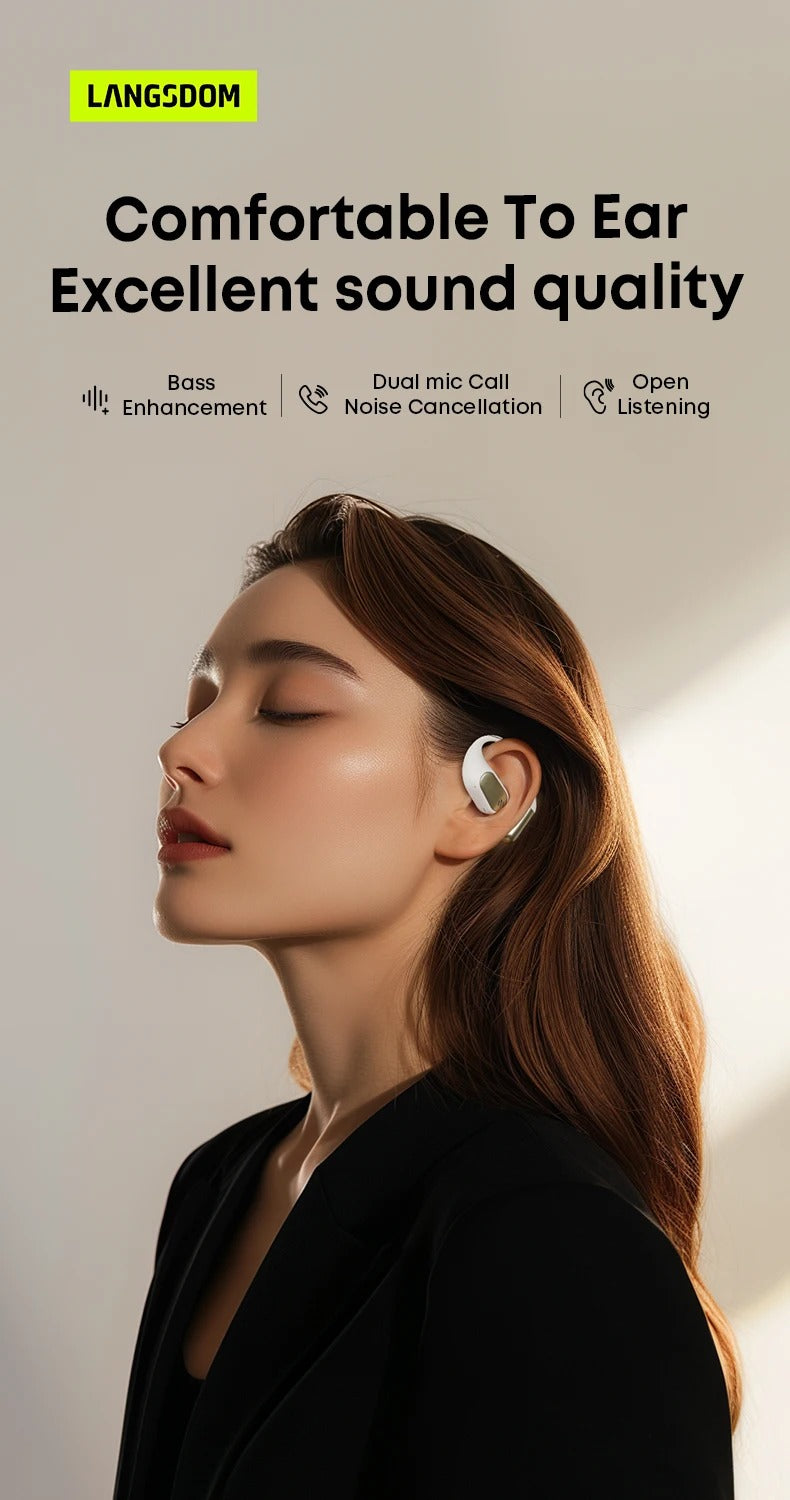 Audifonos Deportivos Bluetooth IPX5 HiFi 36h Langsdom TE09