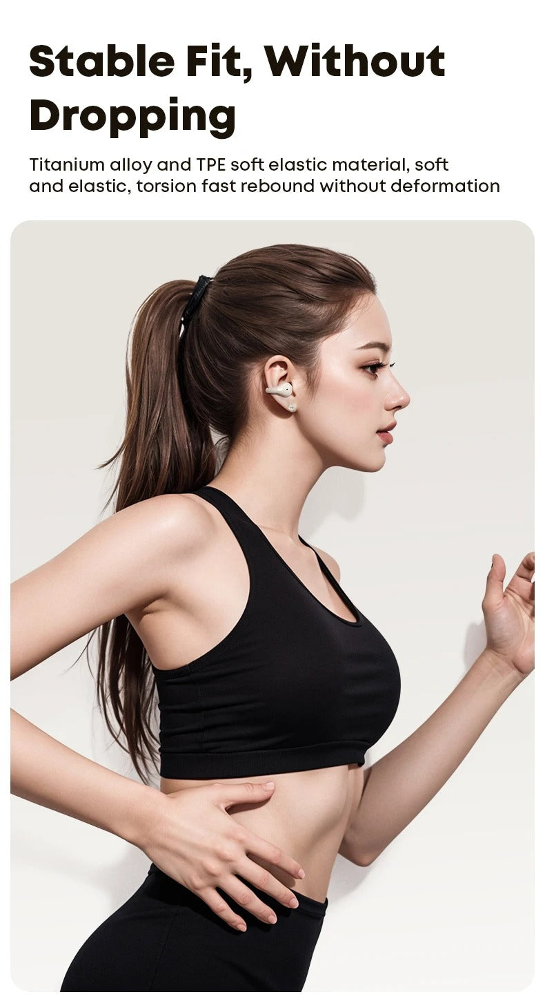 Audifonos Deportivos Inalámbricos IPX5 60h Langsdom ClipBuds