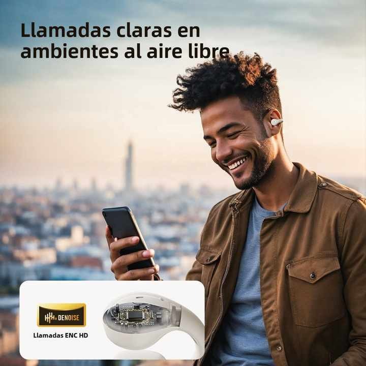 Audifonos Deportivos Inalámbricos IPX5 60h Langsdom ClipBuds