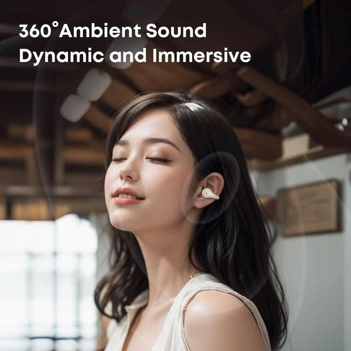 Audifonos Deportivos Inalámbricos IPX5 60h Langsdom ClipBuds