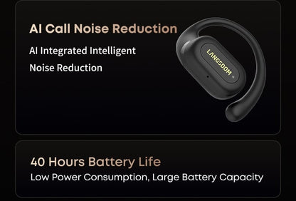 Audífonos Langsdom TS19 Bluetooth 5.4T WS Conducción Aerea
