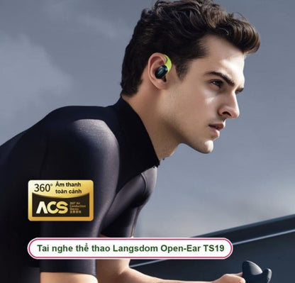 Audífonos Langsdom TS19 Bluetooth 5.4T WS Conducción Aerea