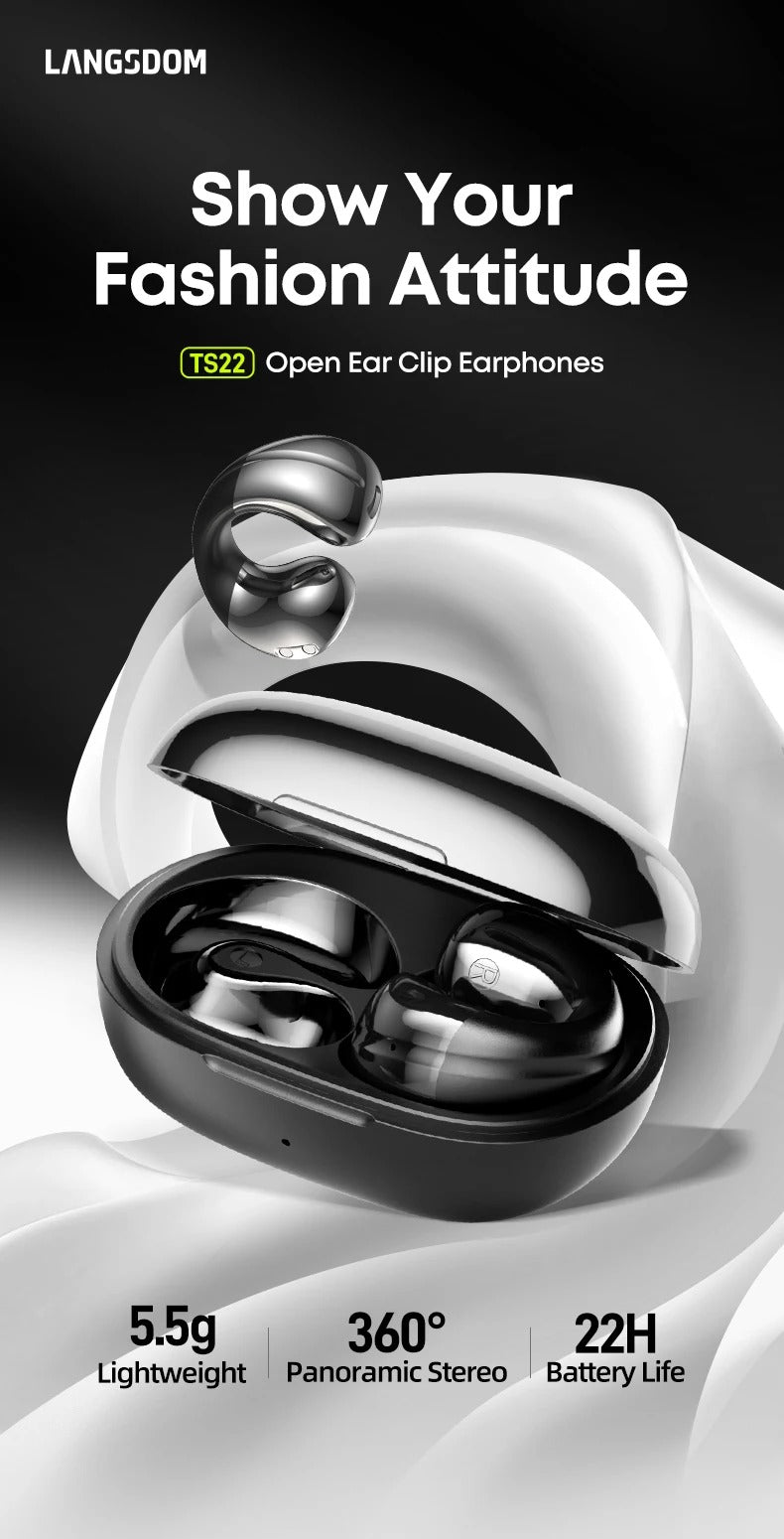 Audifonos Deportivos Inalámbricos IPX4 22h Langsdom TS22