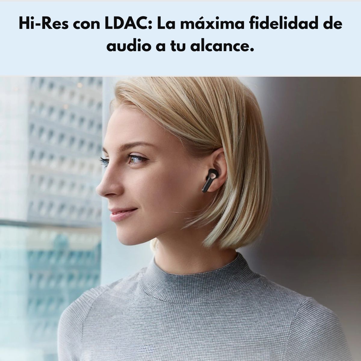 Audífonos Bluetooth SoundPEATS Air4 Lite Hi-Res con LDAC
