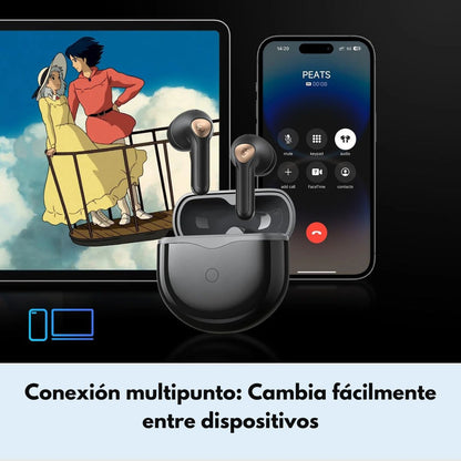 Audífonos Bluetooth SoundPEATS Air4 Lite Hi-Res con LDAC