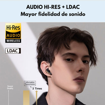Audífonos Bluetooth ANC HiRes SoundPEATS Capsule 3 Pro Plus
